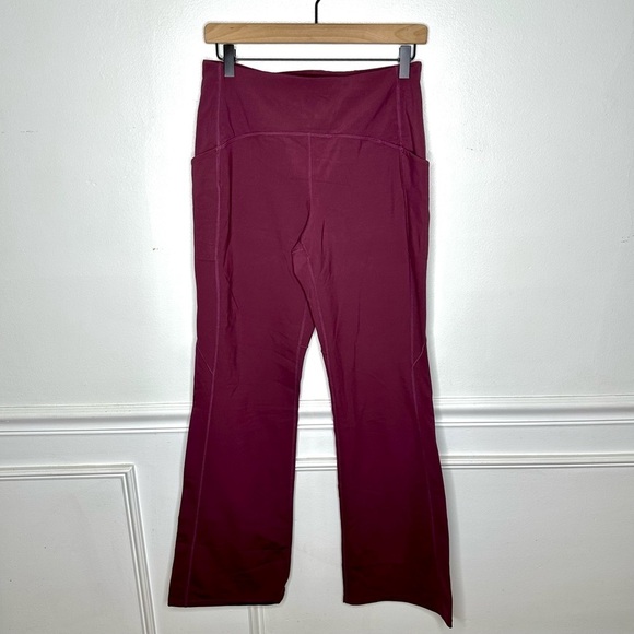 Title Nine Kirsi Winter Bootcut Pants in Elderberry Womens Medium - Picture 1 of 11